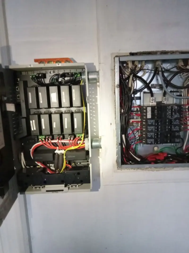 Electrical panel upgrade completed for Ring Doorbell Installation in North Star